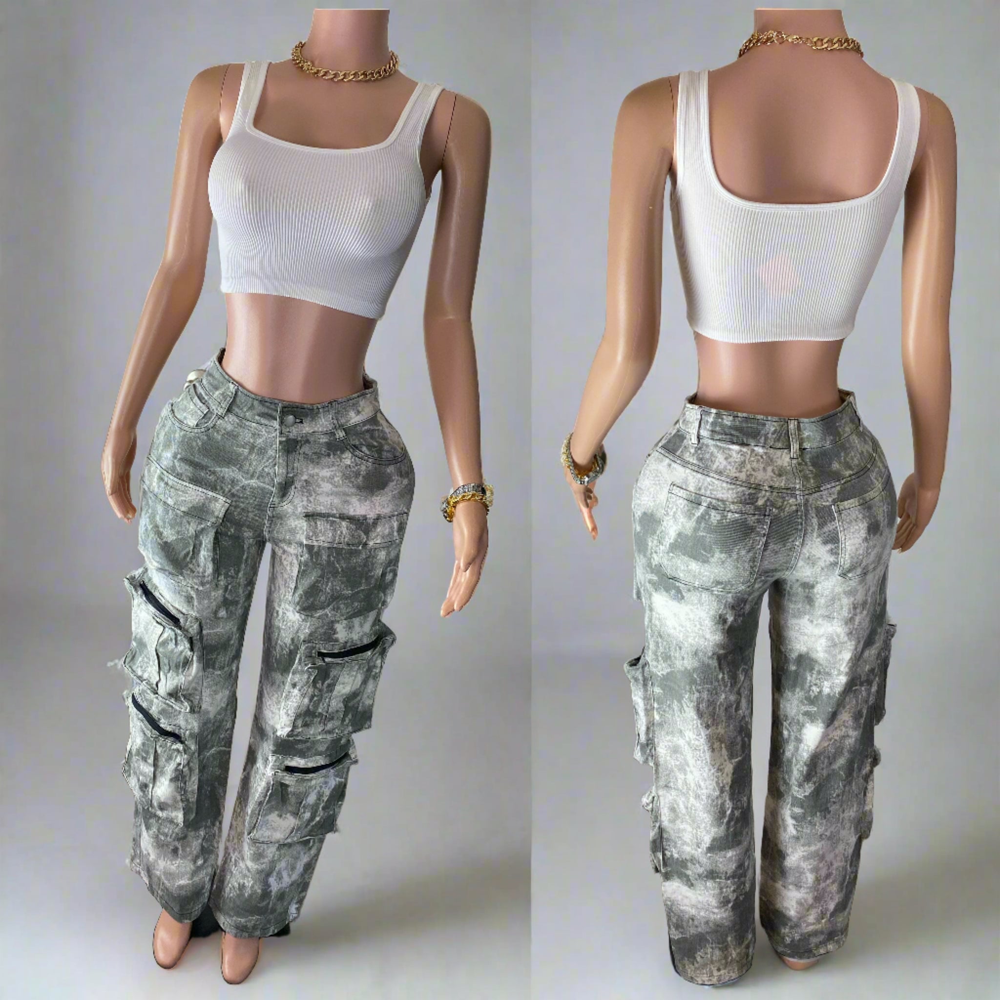 Sitting right cargo pants