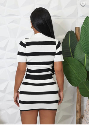 Stripes (2 pc skirt set)