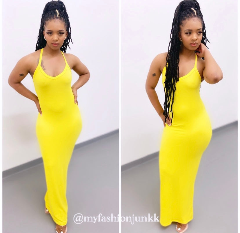Racer Back Maxi (Yellow)